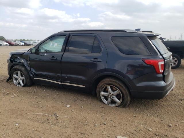 1FM5K8D86HGB28935 - 2017 FORD EXPLORER XLT GRAY photo 2