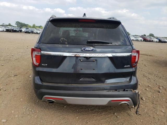 1FM5K8D86HGB28935 - 2017 FORD EXPLORER XLT GRAY photo 6