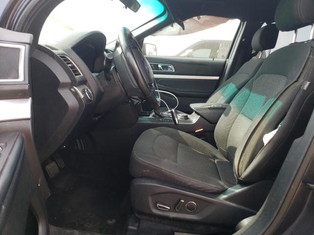 1FM5K8D86HGB28935 - 2017 FORD EXPLORER XLT GRAY photo 7
