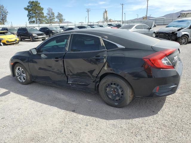 19XFC2F56HE078317 - 2017 HONDA CIVIC LX BLACK photo 2