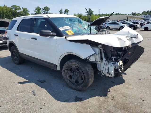 1FM5K8AR9HGA62667 - 2017 FORD EXPLORER POLICE INTERCEPTOR Ақ фото 4