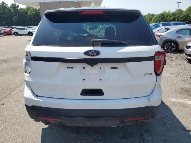 1FM5K8AR9HGA62667 - 2017 FORD EXPLORER POLICE INTERCEPTOR Ақ фото 6