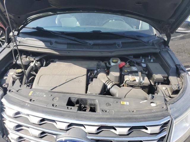 1FM5K7D81HGD34920 - 2017 FORD EXPLORER XLT ნაცრისფერი ფოტო 12