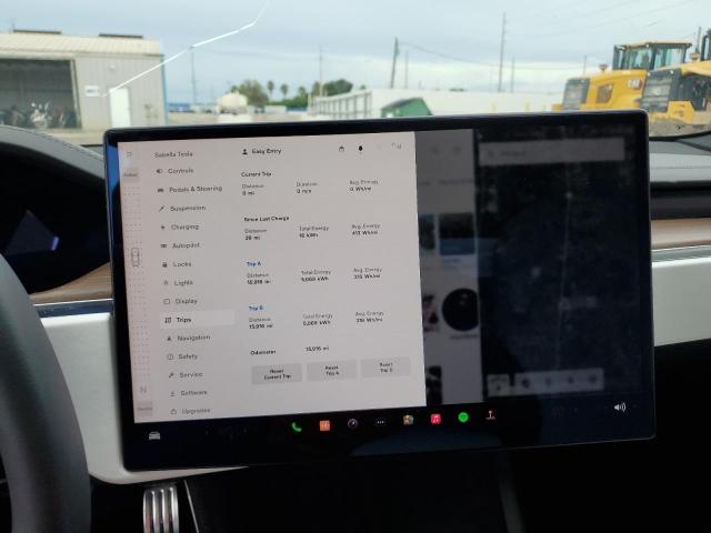 5YJSA1E51NF477951 - 2022 TESLA MODEL S أسود صورة 9