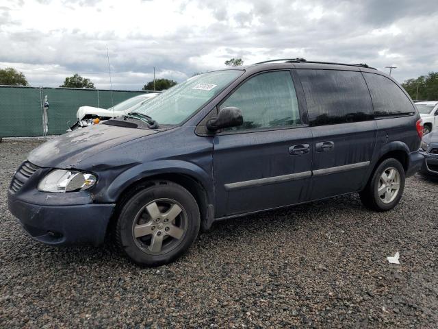 1D4GP45R57B126641 - 2007 DODGE CARAVAN SXT BLUE photo 1