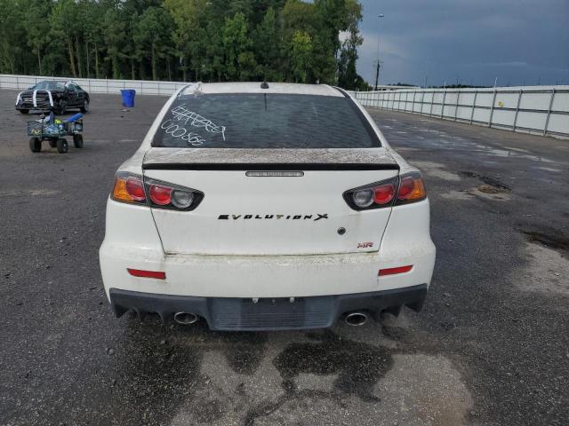 JA32W5FV9FU008654 - 2015 MITSUBISHI LANCER EVOLUTION MR WHITE photo 6