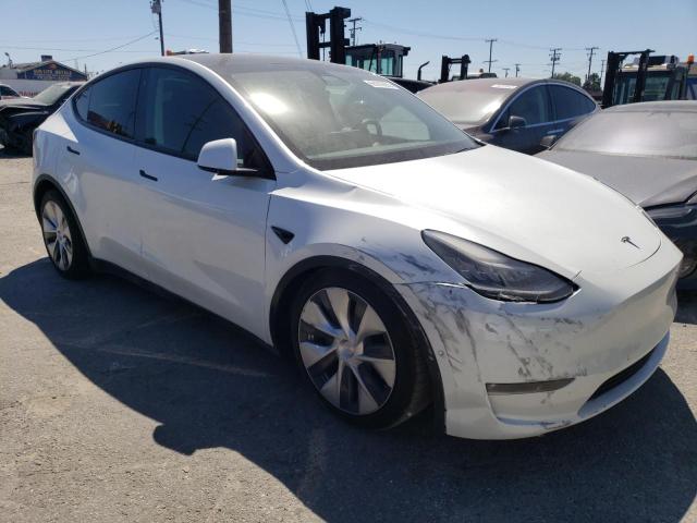 5YJYGDEE5MF072572 - 2021 TESLA MODEL Y أبيض صورة 4