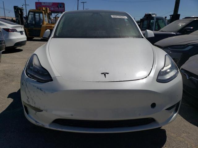 5YJYGDEE5MF072572 - 2021 TESLA MODEL Y أبيض صورة 5