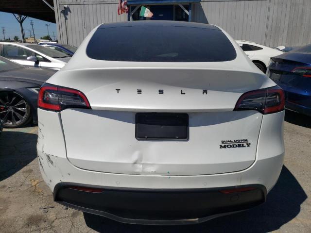 5YJYGDEE5MF072572 - 2021 TESLA MODEL Y أبيض صورة 6