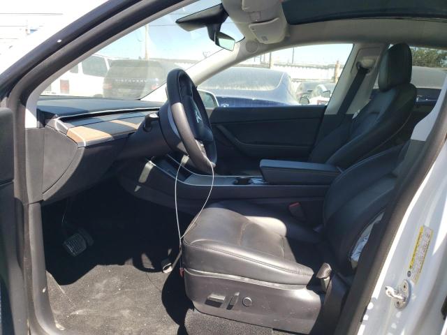 5YJYGDEE5MF072572 - 2021 TESLA MODEL Y أبيض صورة 7