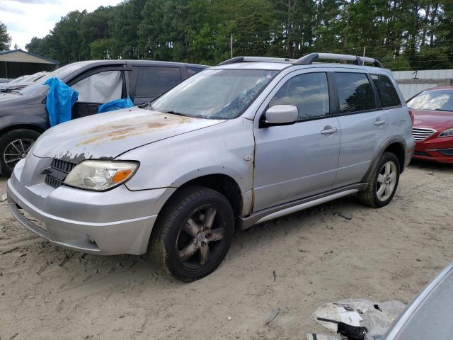 JA4LZ41F45U033607 - 2005 MITSUBISHI OUTLANDER XLS SILVER photo 1