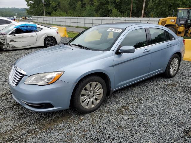 1C3CCBAB0EN123635 - 2014 CHRYSLER 200 LX BLUE photo 1