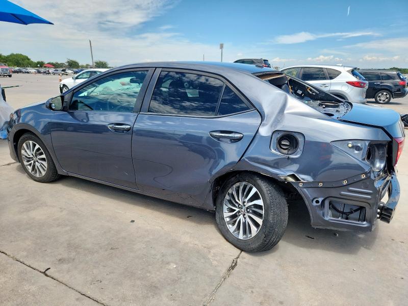 5YFBURHE8KP925779 - 2019 TOYOTA COROLLA L GRAY photo 2