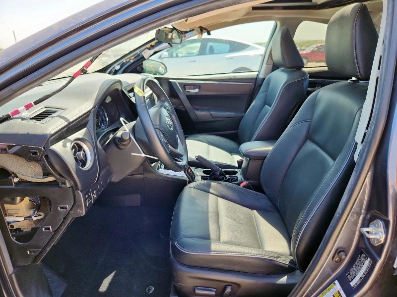 5YFBURHE8KP925779 - 2019 TOYOTA COROLLA L GRAY photo 7