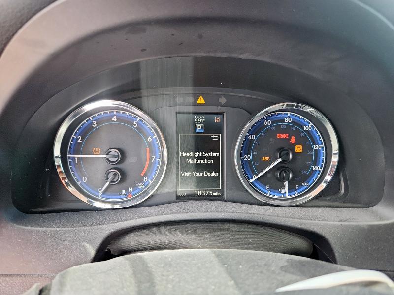 5YFBURHE8KP925779 - 2019 TOYOTA COROLLA L GRAY photo 9