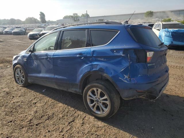 1FMCU9HD5JUD18361 - 2018 FORD ESCAPE SEL 蓝色 照片 2