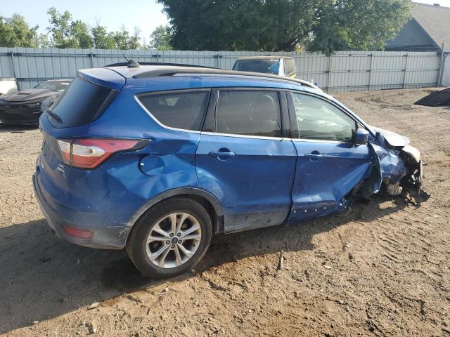 1FMCU9HD5JUD18361 - 2018 FORD ESCAPE SEL 蓝色 照片 3