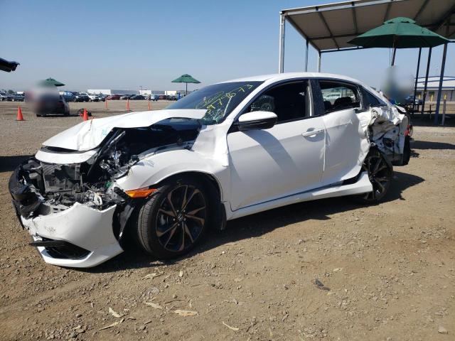 2HGFC2F84KH545029 - 2019 HONDA CIVIC SPORT WHITE photo 1