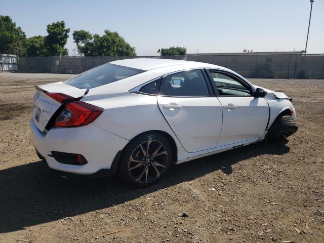 2HGFC2F84KH545029 - 2019 HONDA CIVIC SPORT WHITE photo 3