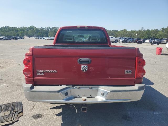 1D7HE48N16S575464 - 2006 DODGE DAKOTA QUAD SLT RED photo 12
