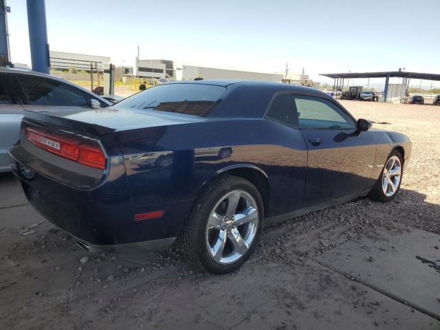 2C3CDYAG5DH651836 - 2013 DODGE CHALLENGER SXT BLUE photo 3