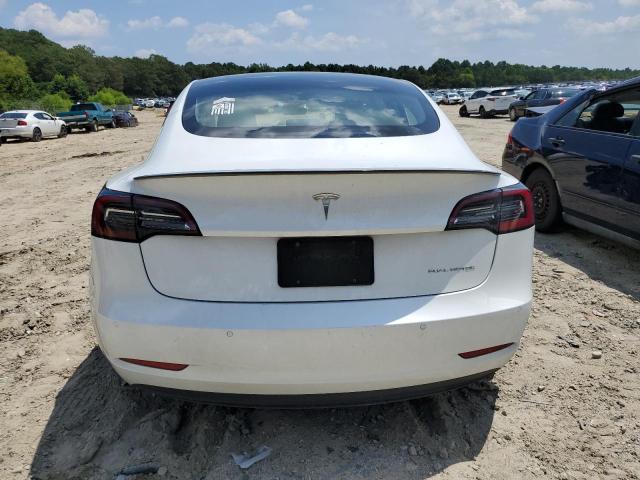 5YJ3E1EB8NF114657 - 2022 TESLA MODEL 3 Beyaz fotoğraf 6