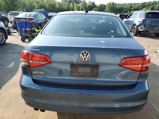 3VW2K7AJ3FM350180 - 2015 VOLKSWAGEN JETTA BASE 蓝色 照片 6