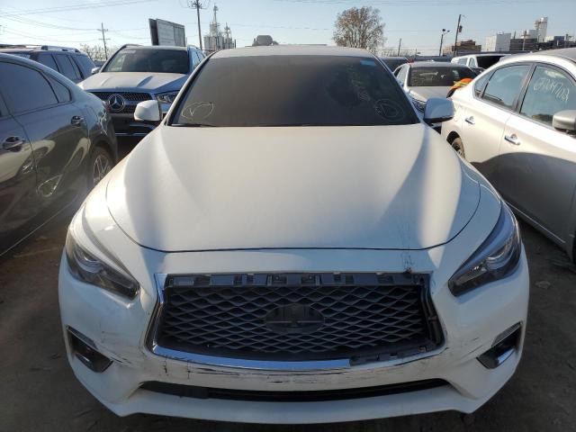 JN1EV7AP2KM540489 - 2019 INFINITI Q50 LUXE WHITE photo 5