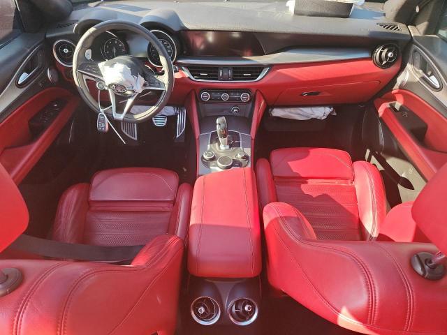 ZASFAKNN9J7C02195 - 2018 ALFA ROMEO STELVIO TI SPORT GRAY photo 8