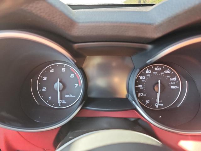 ZASFAKNN9J7C02195 - 2018 ALFA ROMEO STELVIO TI SPORT GRAY photo 9