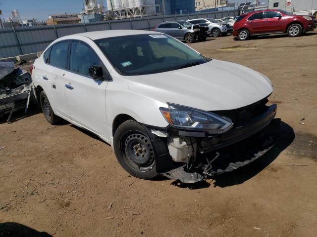 3N1AB7AP2HY325417 - 2017 NISSAN SENTRA S WHITE photo 4