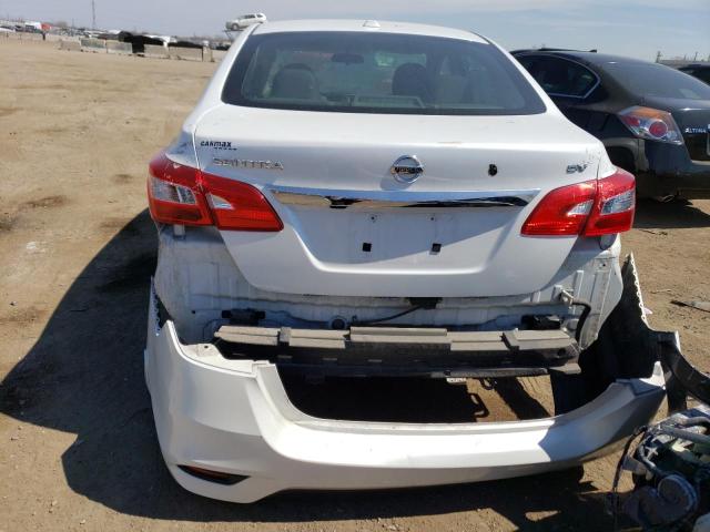 3N1AB7AP2HY325417 - 2017 NISSAN SENTRA S WHITE photo 6