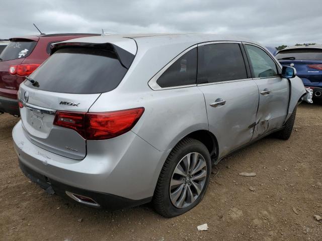 5FRYD4H4XFB002840 - 2015 ACURA MDX TECHNOLOGY SILVER photo 3