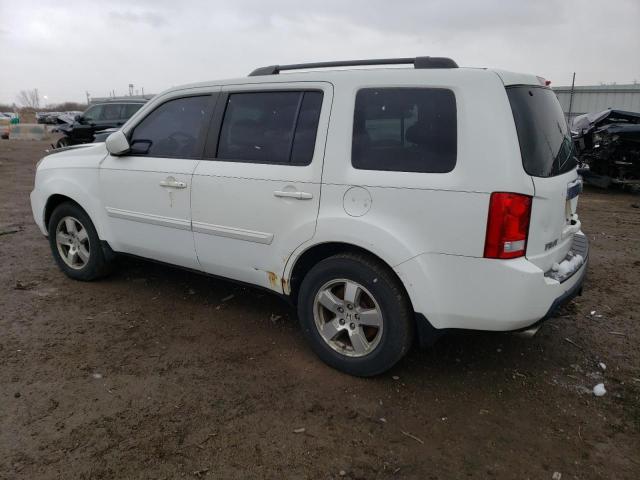 5FNYF4H51BB037801 - 2011 HONDA PILOT EXL WHITE photo 2