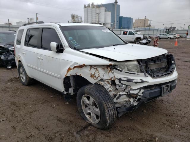 5FNYF4H51BB037801 - 2011 HONDA PILOT EXL WHITE photo 4