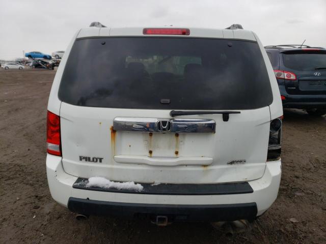 5FNYF4H51BB037801 - 2011 HONDA PILOT EXL WHITE photo 6