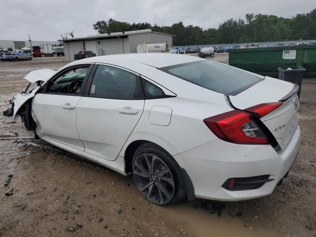 2HGFC2F82KH600948 - 2019 HONDA CIVIC SPORT WHITE photo 2
