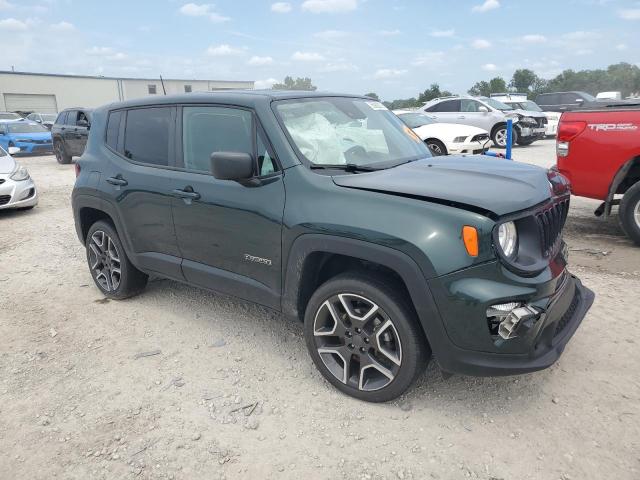 ZACNJDAB5MPM32087 - 2021 JEEP RENEGADE SPORT Zielony zdjęcie 4