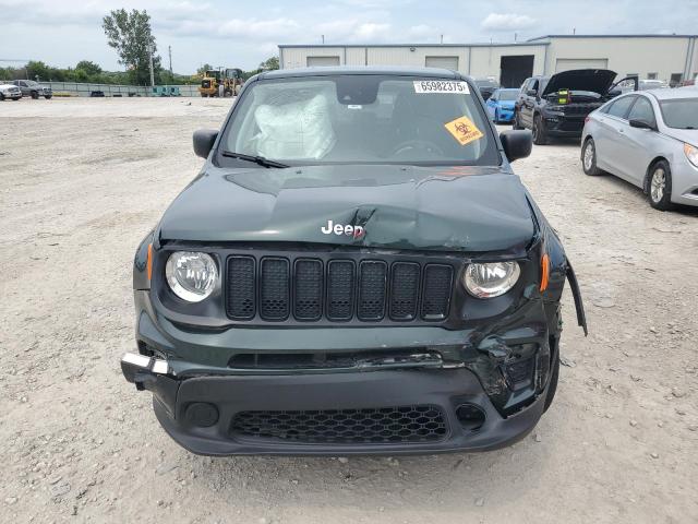 ZACNJDAB5MPM32087 - 2021 JEEP RENEGADE SPORT Zielony zdjęcie 5