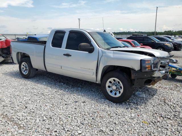 1GCRCSEA4DZ213126 - 2013 CHEVROLET SILVERADO C1500 LT SILVER photo 4