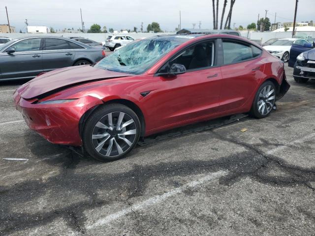 5YJ3E1EA3RF734927 - 2024 TESLA MODEL 3 Rojo foto 1