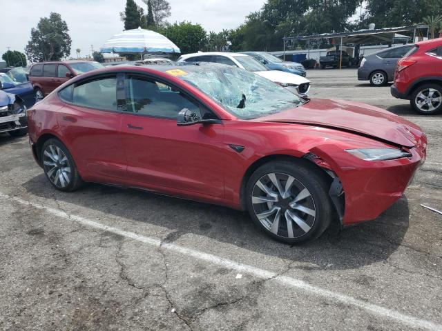 5YJ3E1EA3RF734927 - 2024 TESLA MODEL 3 Rojo foto 4