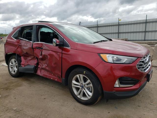 2FMPK3J94KBB35504 - 2019 FORD EDGE SEL RED photo 4