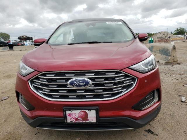 2FMPK3J94KBB35504 - 2019 FORD EDGE SEL RED photo 5