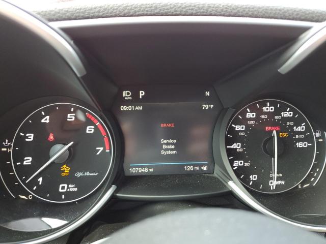 ZARFANBN4K7615907 - 2019 ALFA ROMEO GIULIA TI 红色 照片 9