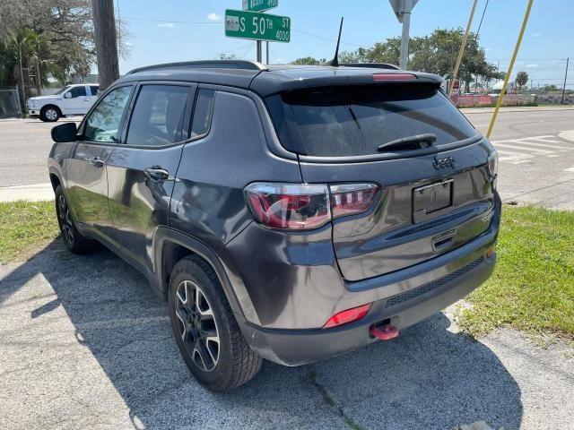 3C4NJDDBXKT733250 - 2019 JEEP COMPASS TRAILHAWK GRAY photo 3