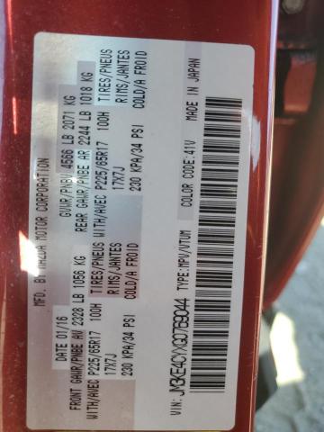 JM3KE4CYXG0769044 - 2016 MAZDA CX-5 TOURING RED photo 12