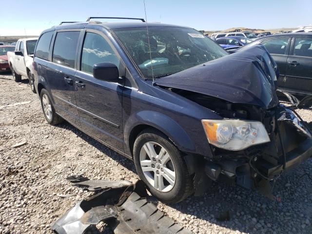 2C4RDGDG7DR587742 - 2013 DODGE GRAND CARA CREW BLUE photo 4