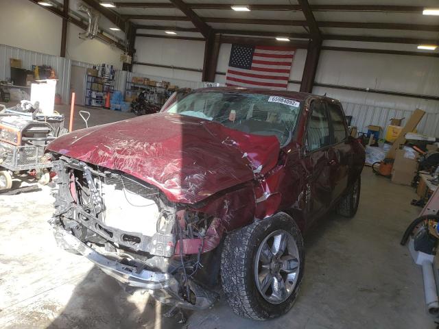 1C6RR7LT0KS639635 - 2019 RAM 1500 CLASS SLT მუქწითელი ფოტო 9