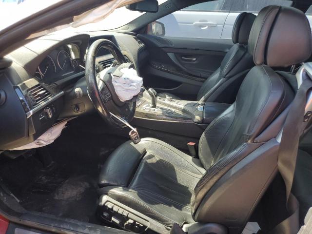 WBALX3C53CDV77620 - 2012 BMW 650 I წითელი ფოტო 7